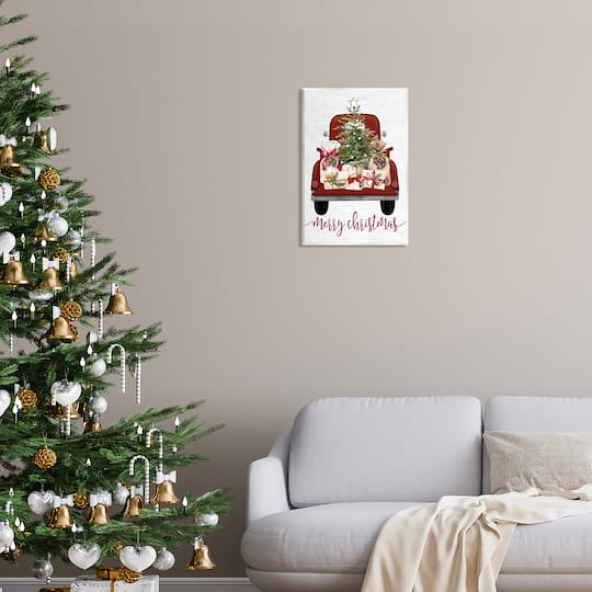 Stupell Industries Merry Christmas Holiday Presents Wall Plaque Art